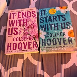 Barnes & Noble Colleen Hoover Book Set - Pink and Blue Covers